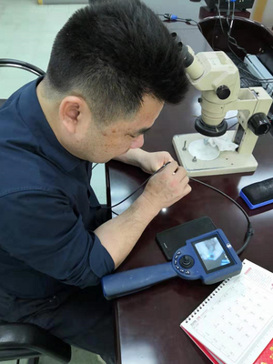 工業(yè)內(nèi)窺鏡芯片行業(yè)服務(wù)現(xiàn)場(chǎng)——芯片壓膠設(shè)備檢測(cè)與套筒技術(shù)咨詢